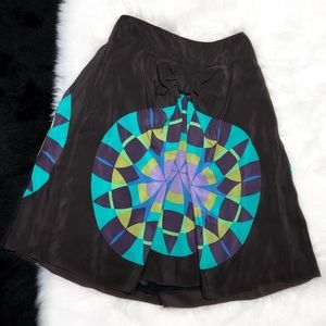 Anna Sui Geometric Skirt
